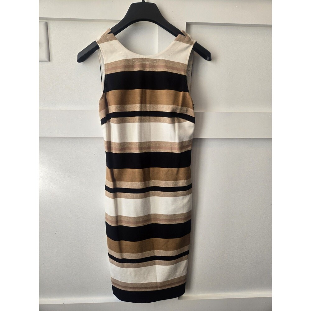NWT Banana Republic Sleeveless Striped Sheath Dress Size 2
